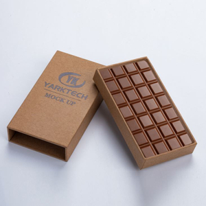 ナチュラルクラフトチョコレートのパッケージ